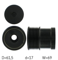 Купити Генератор - зчеплення односторонній skf vkm 03405, фото thumb