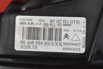 фото thumb №10, Фара лівий лампа перед eu 9646893980 citroen c4 c 4 1 i 04-08