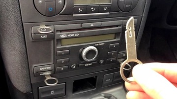 4x ПЛОСКИХ СТАЛЬНЫХ КЛЮЧА ДЛЯ РАДИО VW AUDI SKODA SEAT FORD
