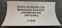 фото thumb №8, Приборная панель приборная mercedes glb x247 оригинал czerwona nić