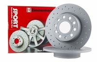 фото thumb №1, Тормозные диски zimmermann sport задняя mercedes cls 500 c219