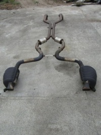 фото thumb №1, Mercedes sl r231 231 amg 63 6.3 гаситель выхлоп система выпускной 2314900001