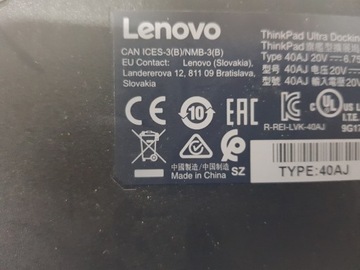 Lenovo Ultra ThinkPad 40AJ + док-станция 135 Вт