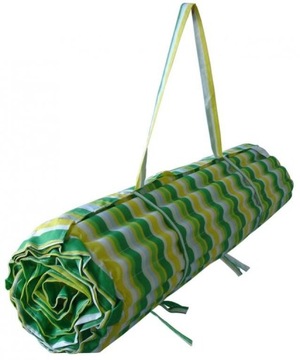 Szezlong plażowy zielony 170 x 55 x 1,5 cm