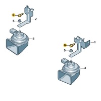Гайка m6 vw audi seat skoda оригінал n01101810 Київ, фото thumb