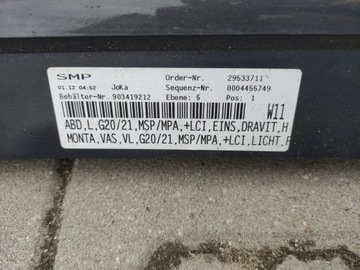 фото thumb №5, Планка пороговая левая m набор bmw 3 g20 g21 m набор цвет c36