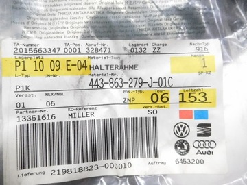 фото thumb №6, Рамка консолі середньої audi 100 443863279j