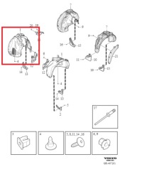 фото thumb №1, Передние подкрылок правая сторона volvo xc60 ii