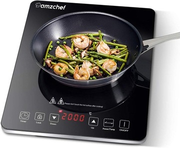 Одинарная индукционная варочная панель 2000 Вт AMZCHEF
