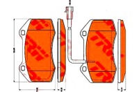 фото thumb №2, Гальмівні колодки гальмівні fiat перед grande punto 05- abart