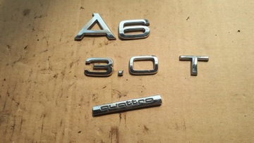 фото thumb №7, A6 c7 4g емблема кришки багажника 3.0 tfsi quattro
