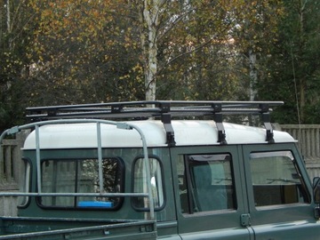 Land Rover Defender 130 Багажник на крышу с сетчатой ​​площадкой для палатки