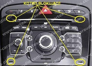 Радиоключи Citroen Peugeot MyWa, 2 шт 37060
