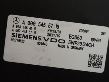 фото thumb №11, Блок керування коробки коробки передач mercedes w204 a0005455716