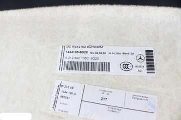 фото thumb №6, Потолок чёрная комплект sedan mercedes w212