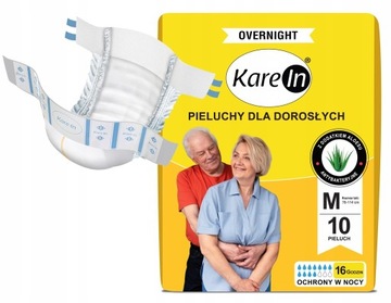 KAREIN НОЧНЫЕ ПОДГУЗНИКИ ДЛЯ ВЗРОСЛЫХ М 10 ШТ.