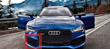 фото thumb №6, Решётка вентиляционная чёрная блеск vag audi rs7 sportback 2014 2017