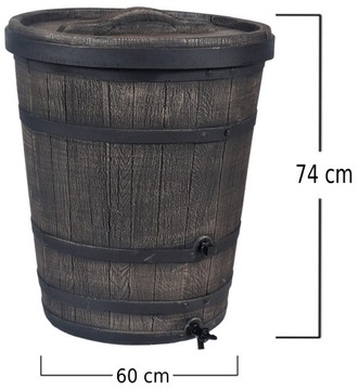 Zbiornik na deszczówkę beczka RAIN CONICAL 130l