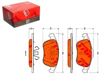 фото thumb №1, Гальмівні колодки гальмівні renault перед laguna 07- trw