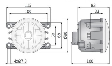 фото thumb №11, Галоген противотуманные фары citroen c1 c5 c4 xsara picasso c-crosser lnw