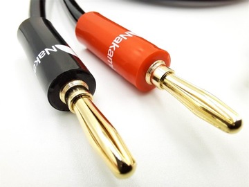 NAKAMICHI KABEL GŁOŚNIKOWY OFC 2x1,5mm BANANY 4m