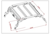 фото thumb №9, Трубопровод каркас dodge ram 1500 ford f-150 pod палатка 190cm 6,4ft