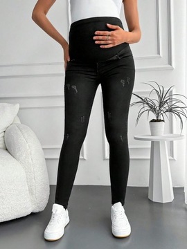 SHEIN ДЖИНСЫ ДЛЯ МАТЕРИАЛОВ, ЧЕРНЫЕ, S 113