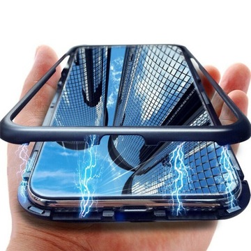 АЛЮМИНИЕВЫЙ МАГНИТНЫЙ СТЕКЛЯННЫЙ чехол для HUAWEI MATE 20 PRO