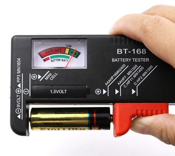 Тестер аккумуляторной батареи AA AAA R9 R14 R20, тип кнопки