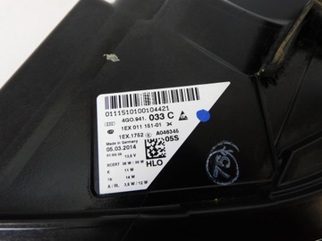 фото thumb №16, Audi a6 c7 4g лампа левая полный led 4g0941033c
