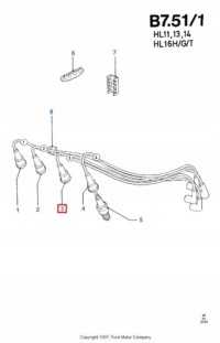 фото thumb №6, Шланг зажигание ford escort orion fiesta