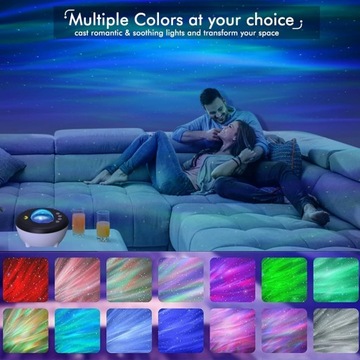 СВЕТОДИОДНЫЙ ПРОЕКТОР ЗВЕЗД GALACTIC SMART PRO YUNLONE AURORA BLUETOOTH RGB PRO