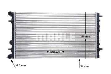 фото thumb №10, Радіаторів двигуна води vw new beetle 1.4-2.0 01.98-10.10 mahle
