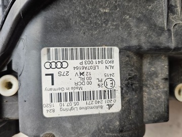 фото thumb №12, Лампа ліва передня перед фара audi a4 b8 8k led ксенон розпилювач eu