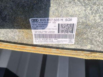 фото thumb №15, Потолок audi a3 8v sedan 8v5867505h sq9 mondsilber оригинал !!!