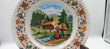 ДЕКОРАТИВНАЯ КЕРАМИЧЕСКАЯ ТАРЕЛКА - ШВАРЦВАЛЬД