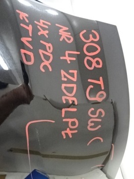 фото thumb №16, Peugeot 308 ii t9 універсал sw бампер задній ktvd 4xpdc