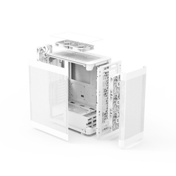 Корпус для ПК I4 ATX Mid Tower с 6 вентиляторами