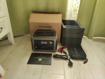 Przenośna elektrownia panel słoneczny 600W aku R600 100W