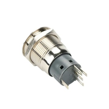 PRZYCISK BISTABILNY DWUKOLOROWY 250V 5A 19x38MM CZERWONY ZIELONY