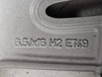 фото thumb №14, Диски mercedes a b c cla gla klasa w177 6,5x16 16 a246 w246 a2464010000