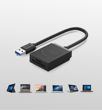 UGREEN ADAPTER USB CZYTNIK KART SD MicroSD