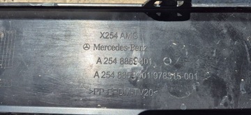 фото thumb №15, Mercedes glc w254 x254 suv 22-25 amg dół дифузор бампера зад хром org