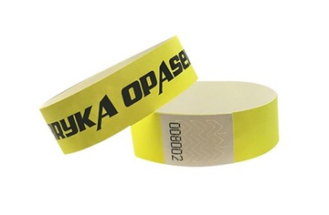 Браслеты TYVEK 19 мм - 2000 шт. БЕСПЛАТНАЯ ПЕЧАТЬ.