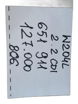 фото thumb №9, Mercedes w204 w212 двигатель 2.2 cdi om 651 911 c e класс