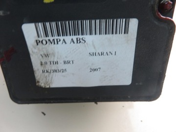 фото thumb №11, Насос abs vw sharan i 7m3907379j 10092503433 7m3614111s
