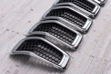 фото thumb №10, Jeep cherokee v kl 14-18 передній рестайлінг вкладиші решітка хромовані 68303626aa