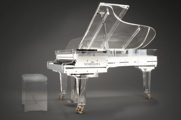Schimmel K213 Inspirio Lux прозрачное самоиграющее пианино с подсветкой