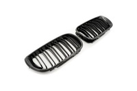 фото thumb №12, Решітка радіатора решітки радіатора 66skv084 подвійна планка ; колір карбон ; bmw 3 e46 51137030545