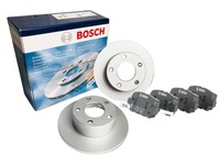 фото thumb №1, Тормозные колодки + тормозные диски тормозные bosch задняя nissan qashqai 06-11